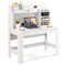 Home Office Computer Desk Study Table Writing Workstation Hutch Cable Hole